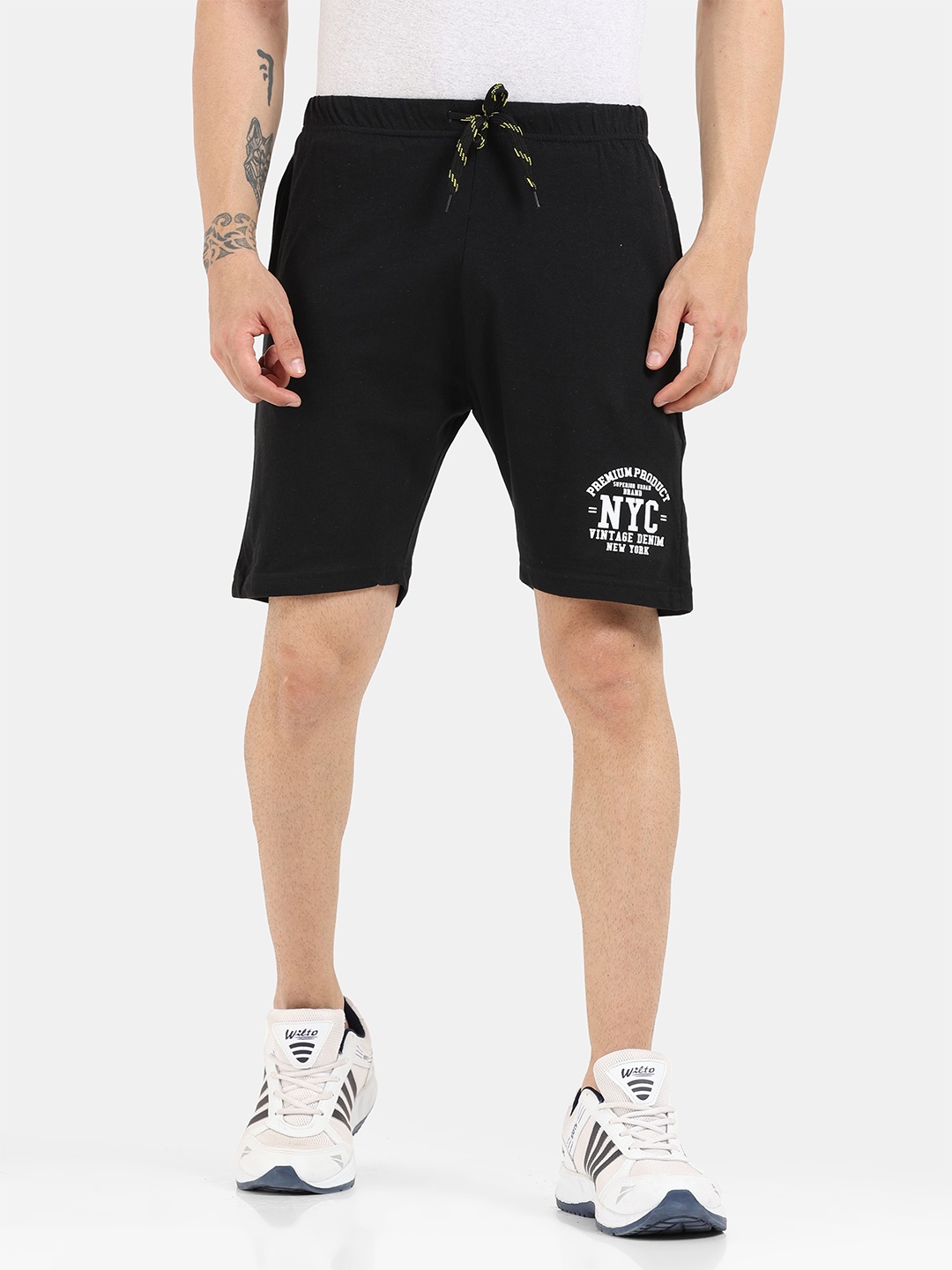 

ARDEUR Men Black Shorts