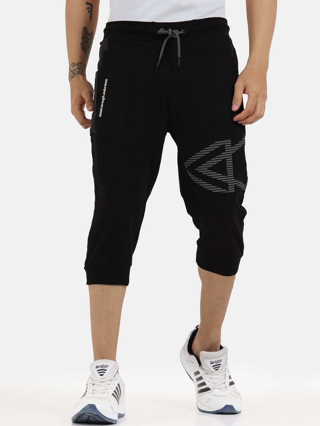 

ARDEUR Men Black Shorts