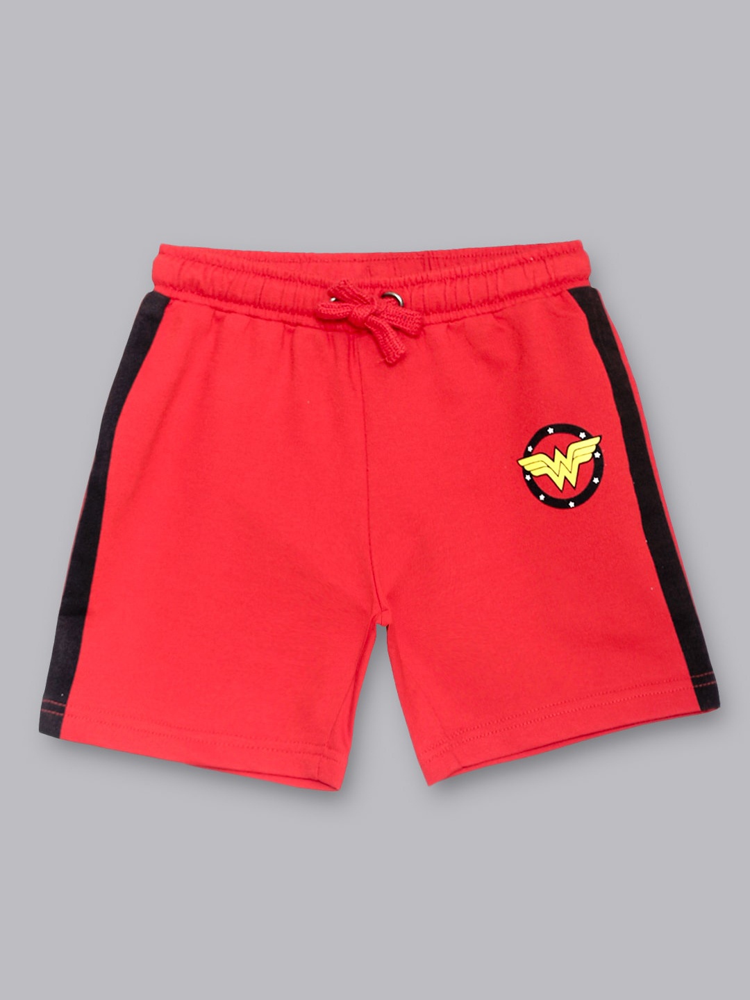 

Kids Ville Girls Red Wonder Woman Shorts