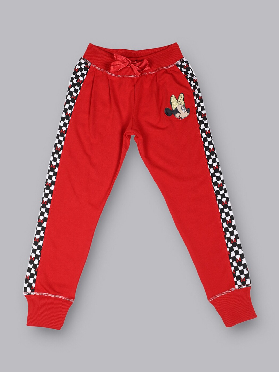 

Kids Ville Girls Red Mickey & Friends Featured Joggers