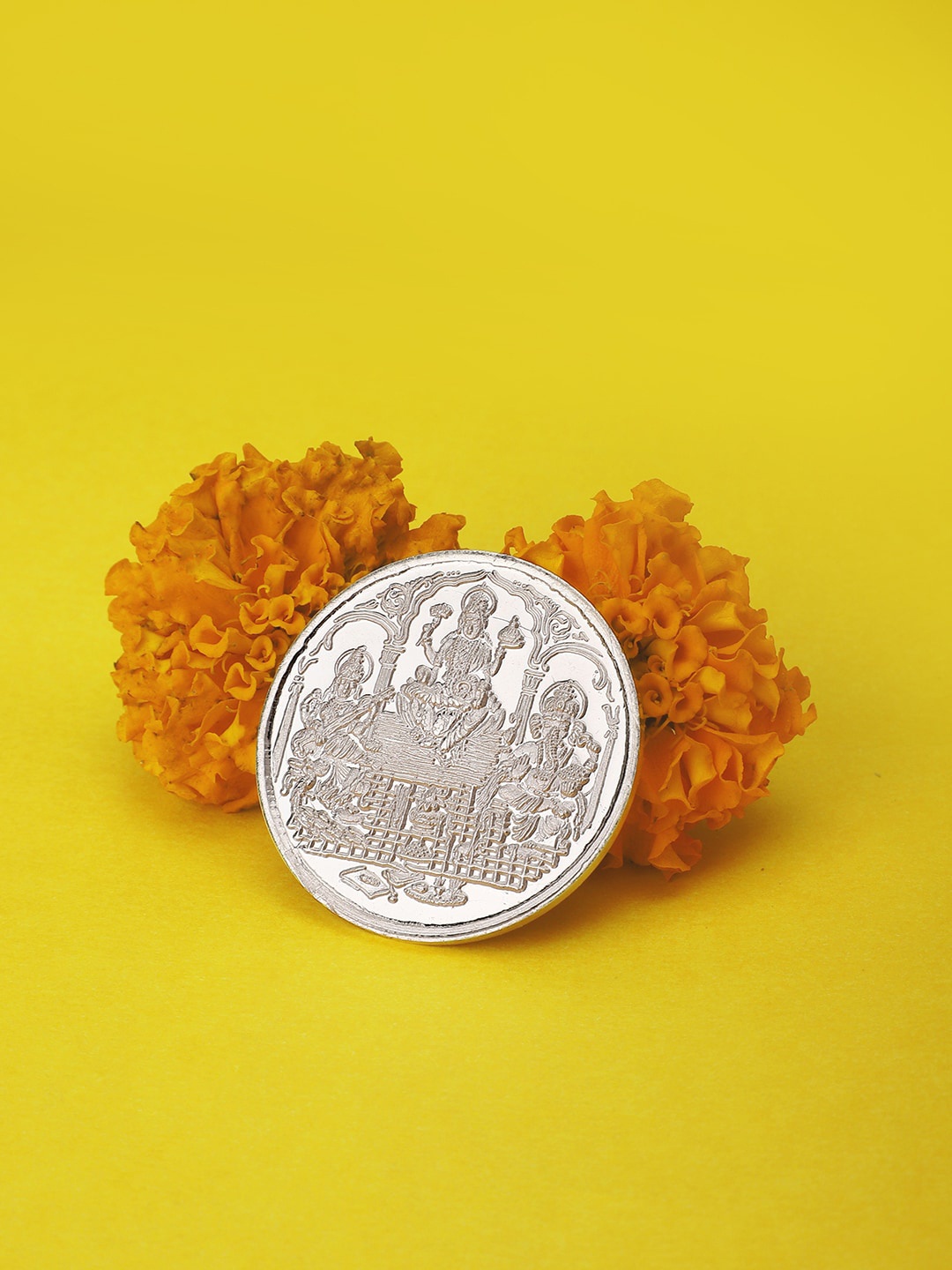 

Vanbelle Laxmi-Ganesh-Saraswati 10gm Hallmarked 999 Sterling Silver Coin