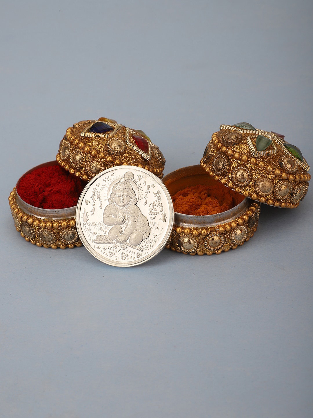 

Vanbelle Laddu Gopal 10gm Hallmarked 999 Sterling Silver Coin