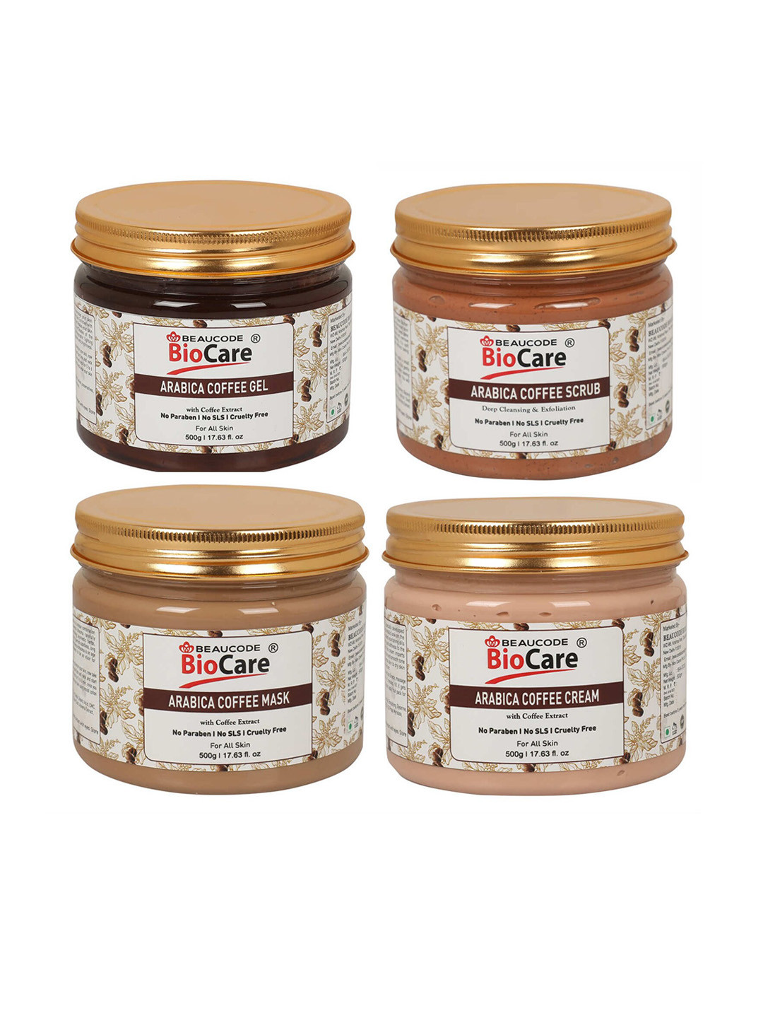 

BEAUCODE BIOCARE Arabica Coffee Facial Kit with Coffee Extracts - 2000 g, Brown