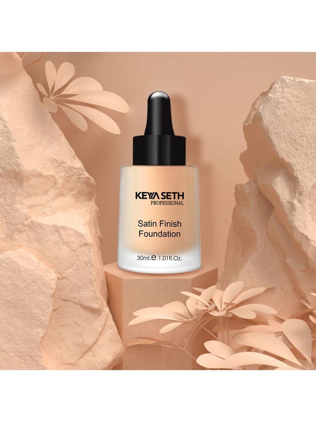 

KEYA SETH Satin Finish Foundation 30ml - Shade 01, Beige