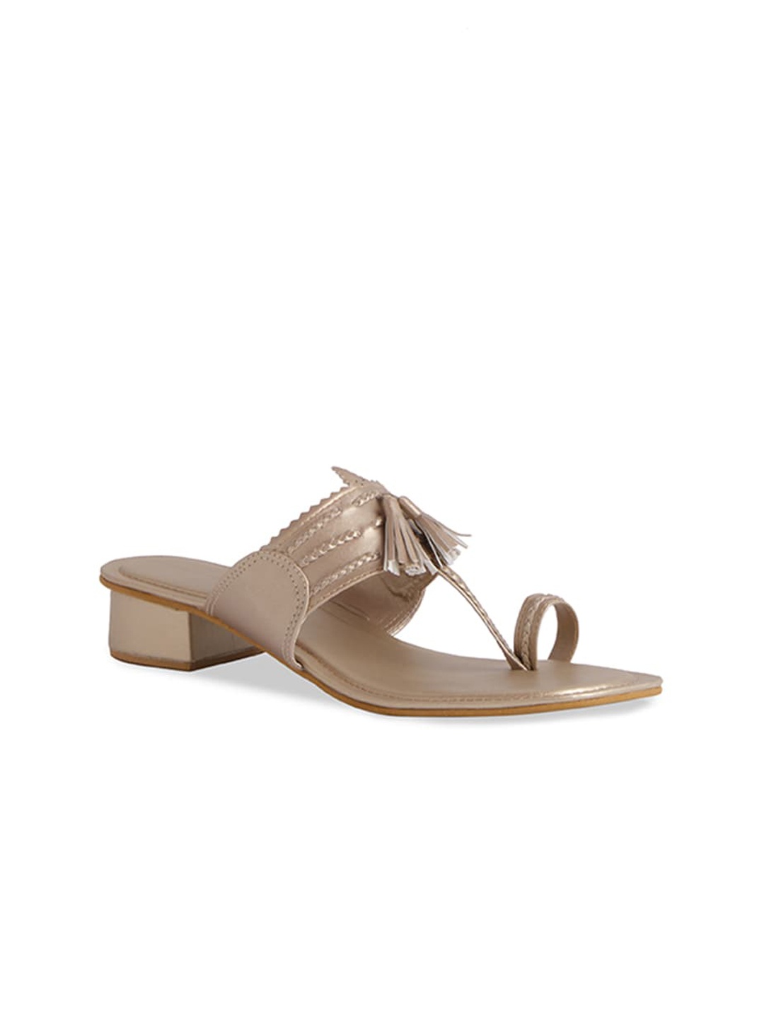 

ERIDANI Gold-Toned Kitten Heels