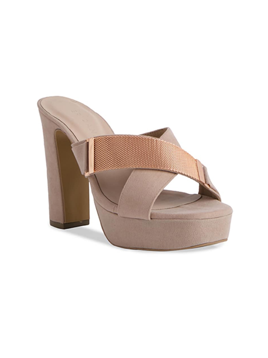 

ERIDANI Beige Wedge Sandals