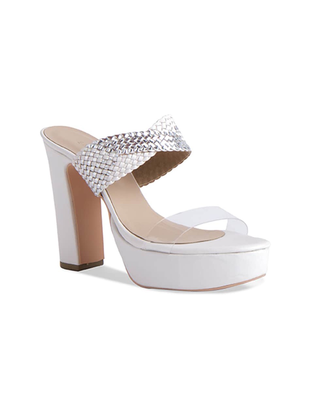 

ERIDANI White Platform Sandals