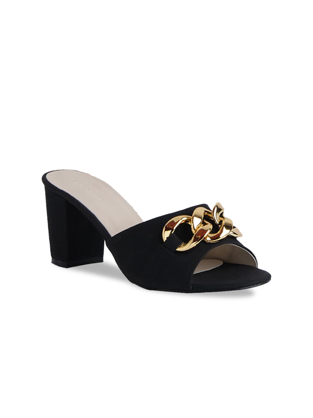 

ERIDANI Black Block Mules