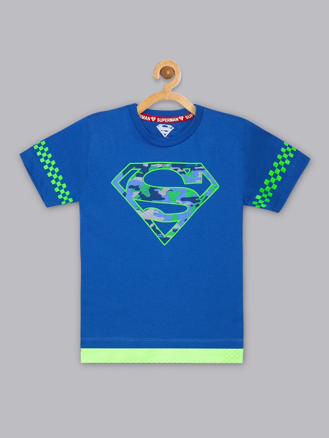 

Kids Ville Boys Blue Superman Featured Tshirt