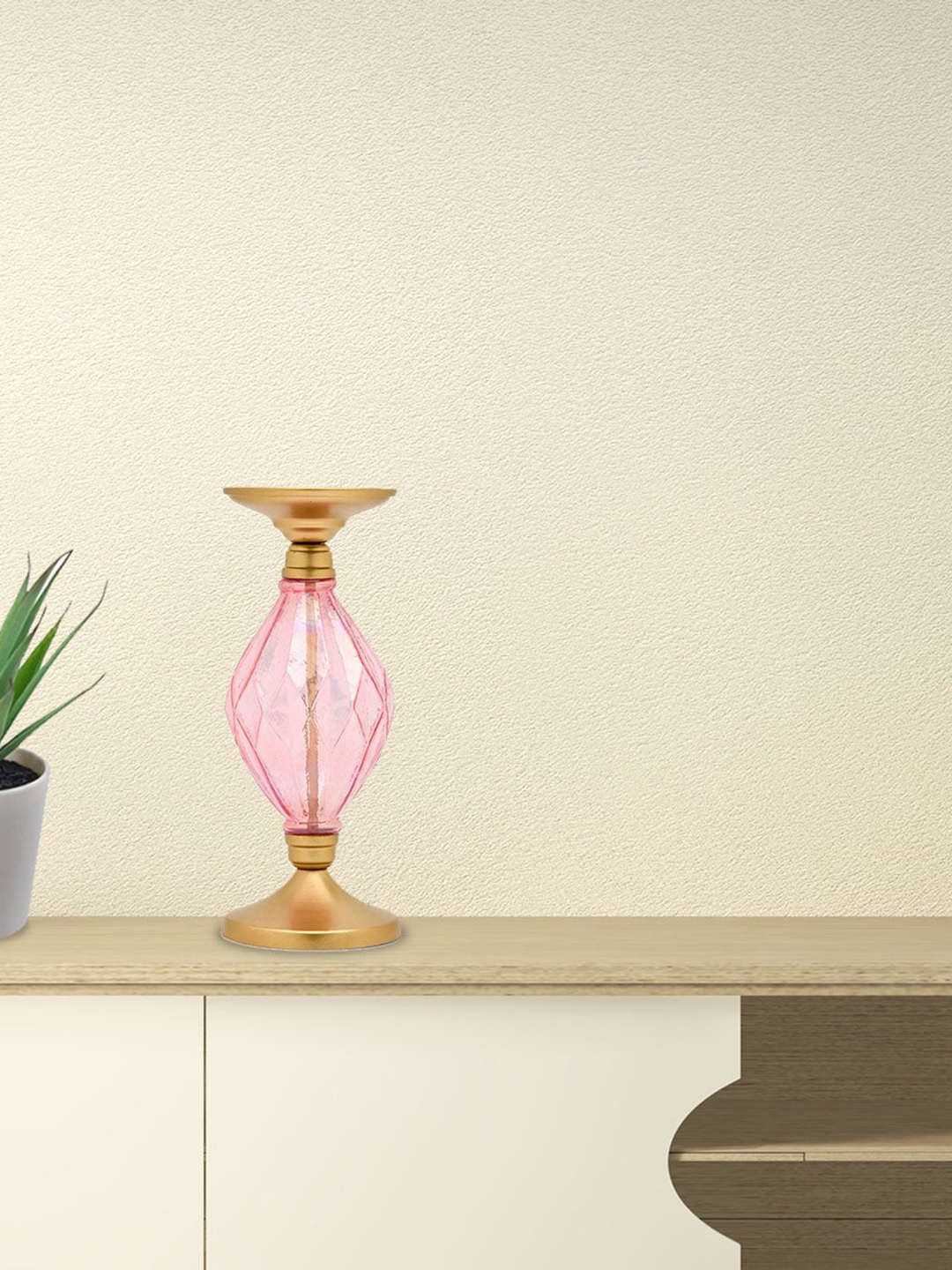 

Athome by Nilkamal Pink Candle Standc