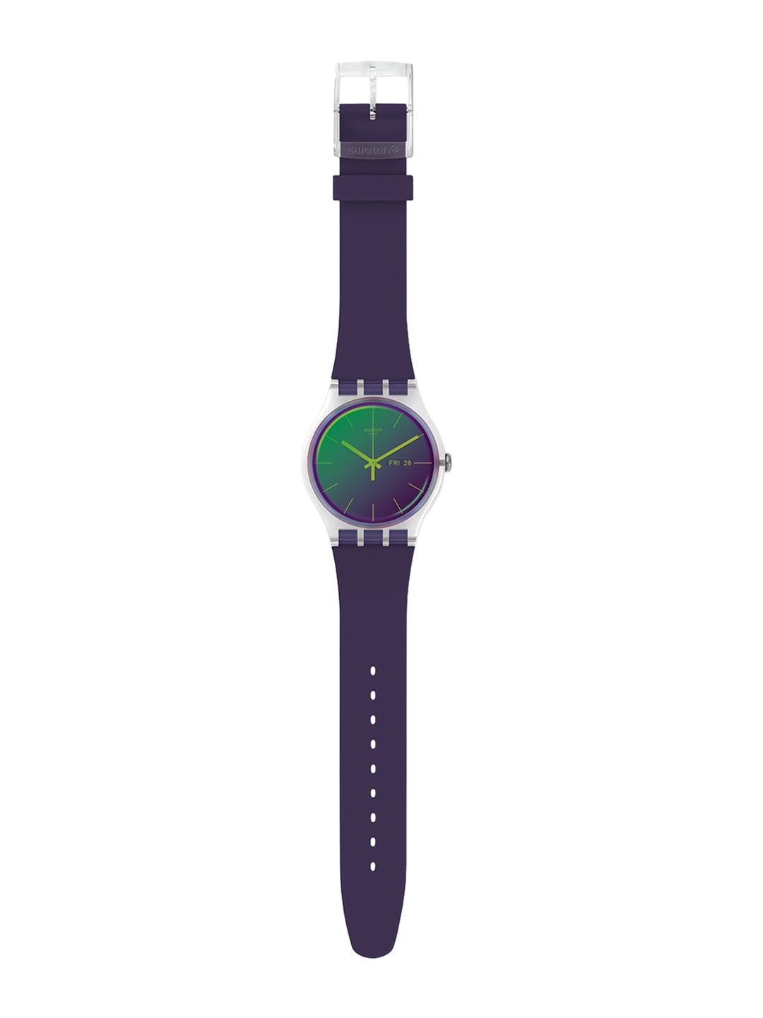 

Swatch Unisex Dial & Straps Analogue Watch SUOK712, Purple