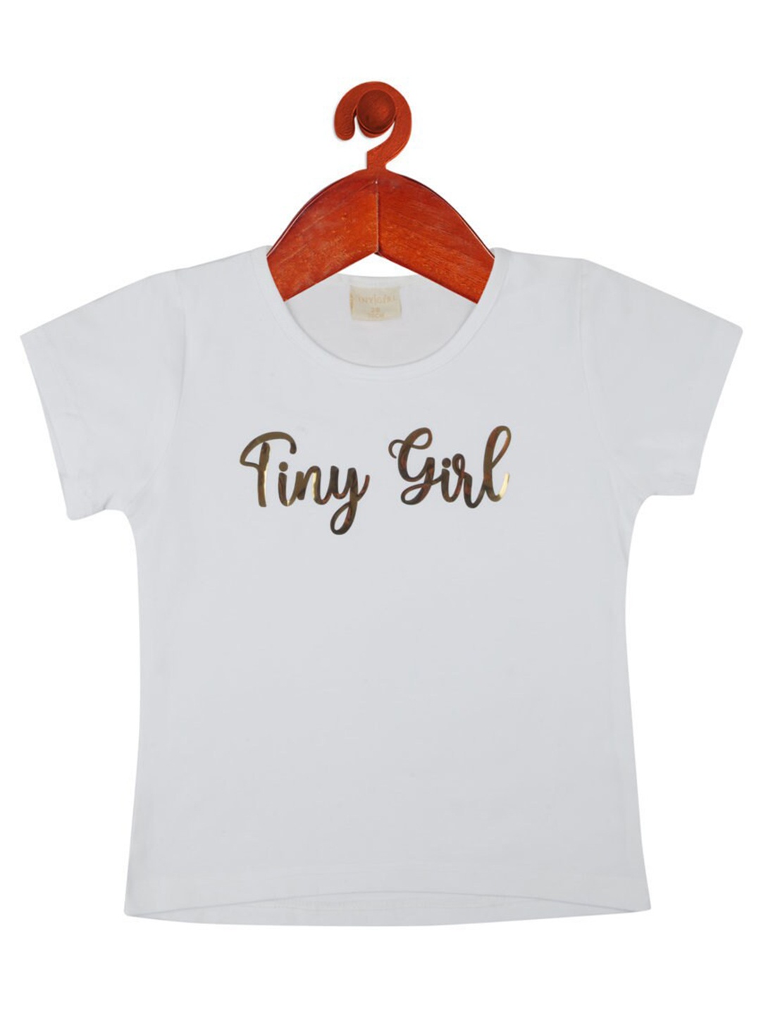 

Tiny Girl White Print Top