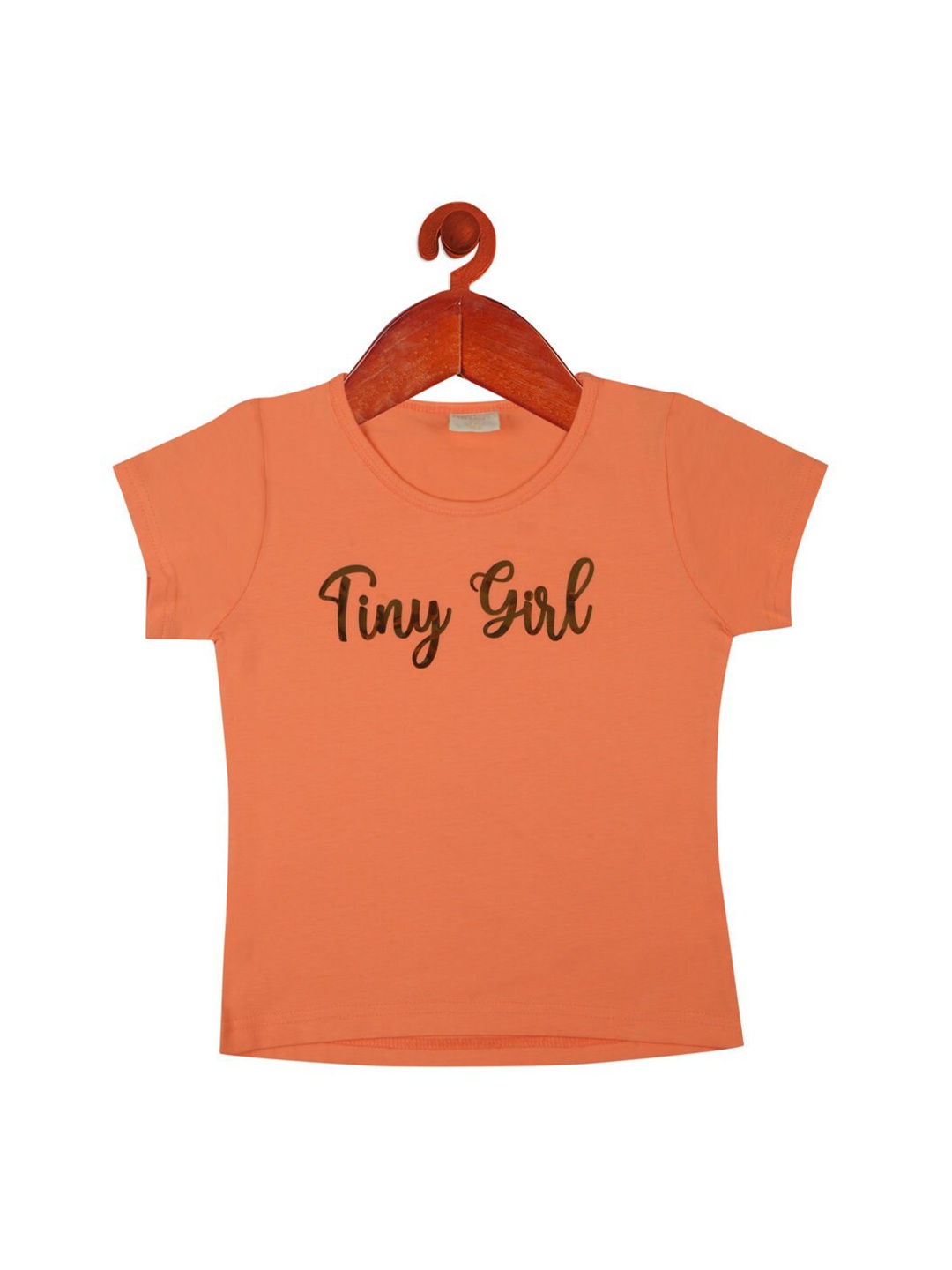 

Tiny Girl Orange Print Top