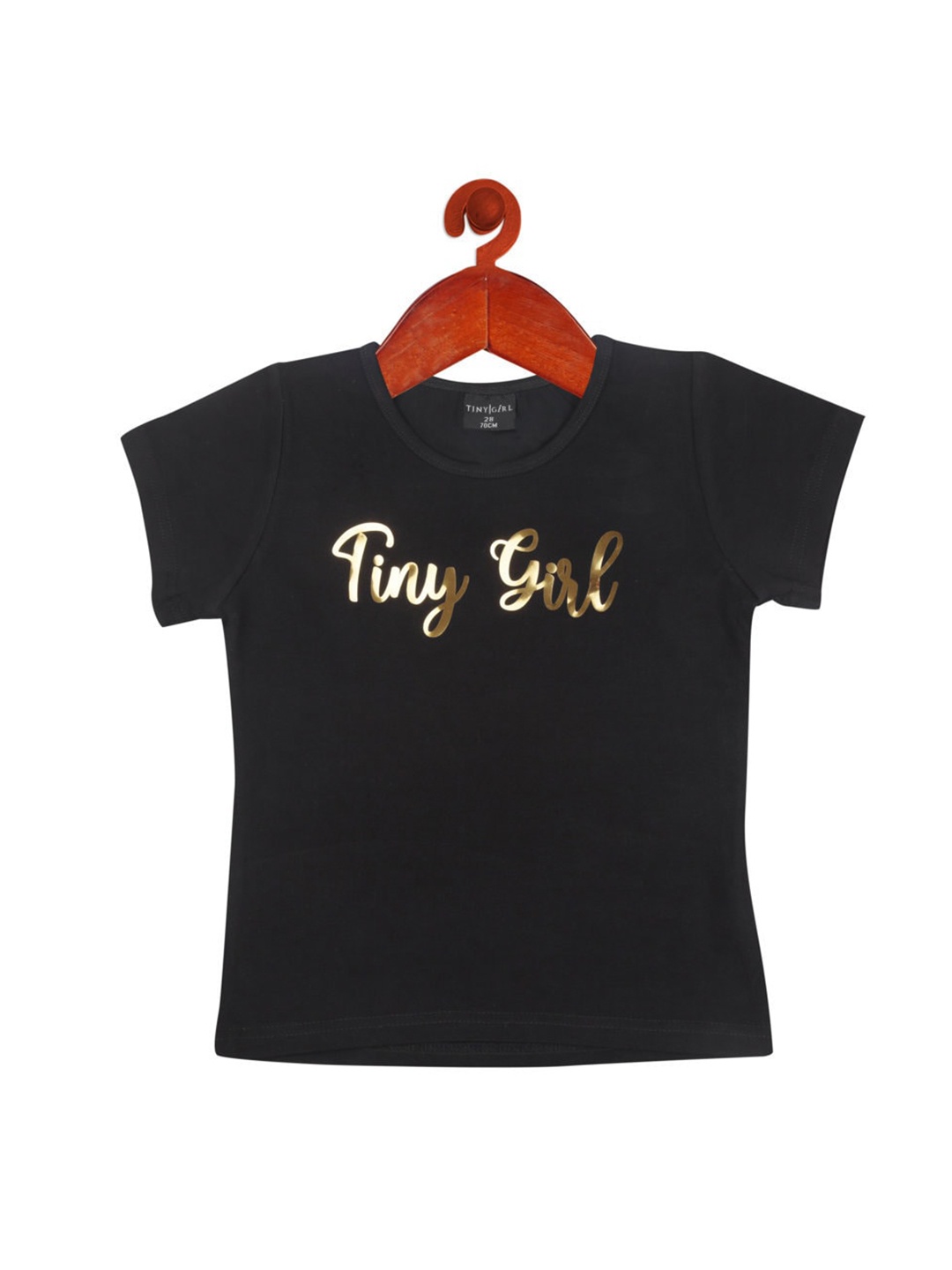 

Tiny Girl Black Print Top