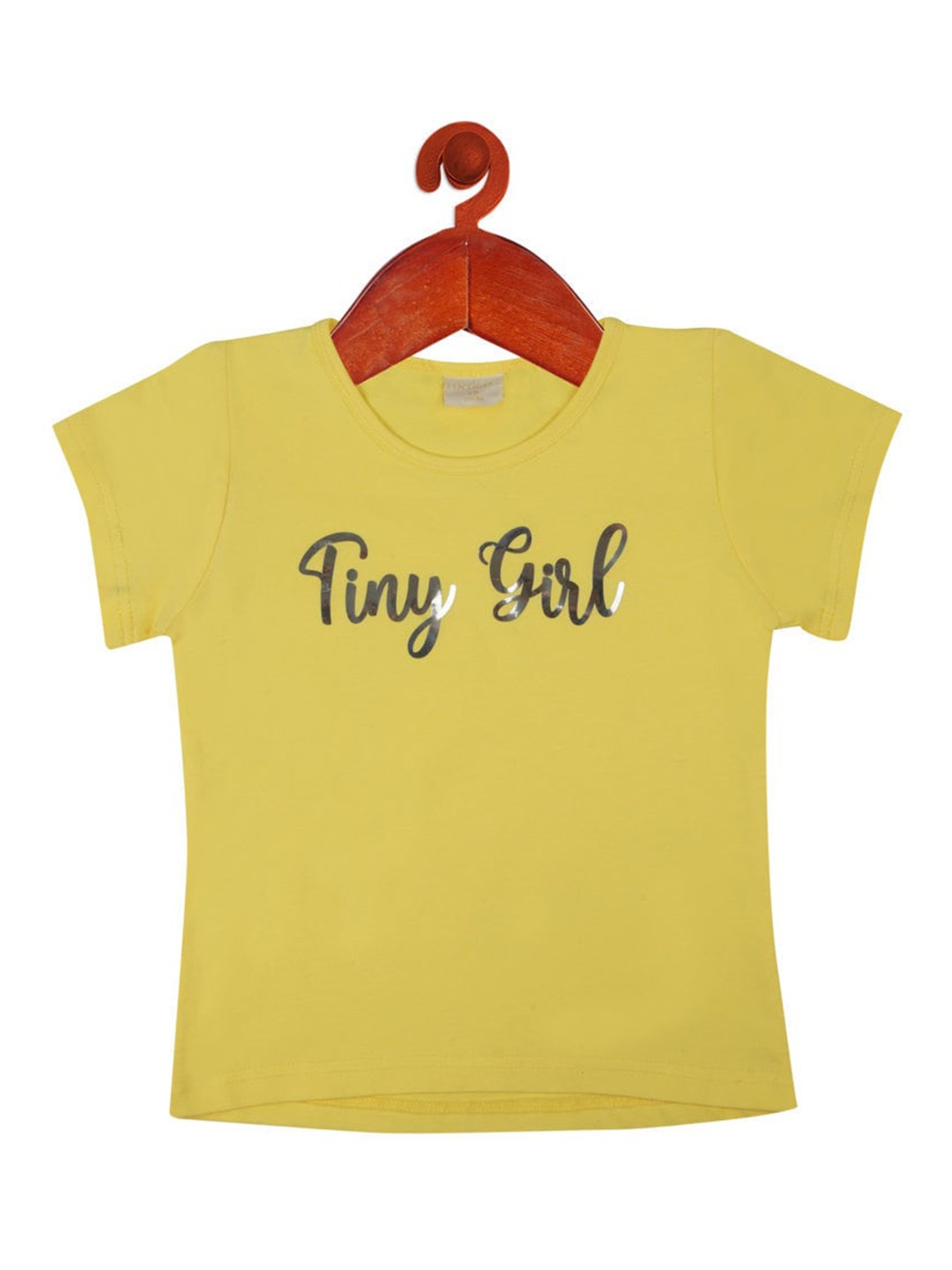 

Tiny Girl Yellow Print Top