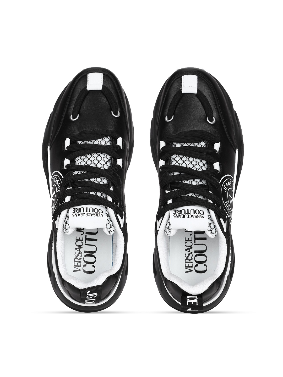 

Versace Jeans Couture Men Black Training or Gym Non-Marking Shoes