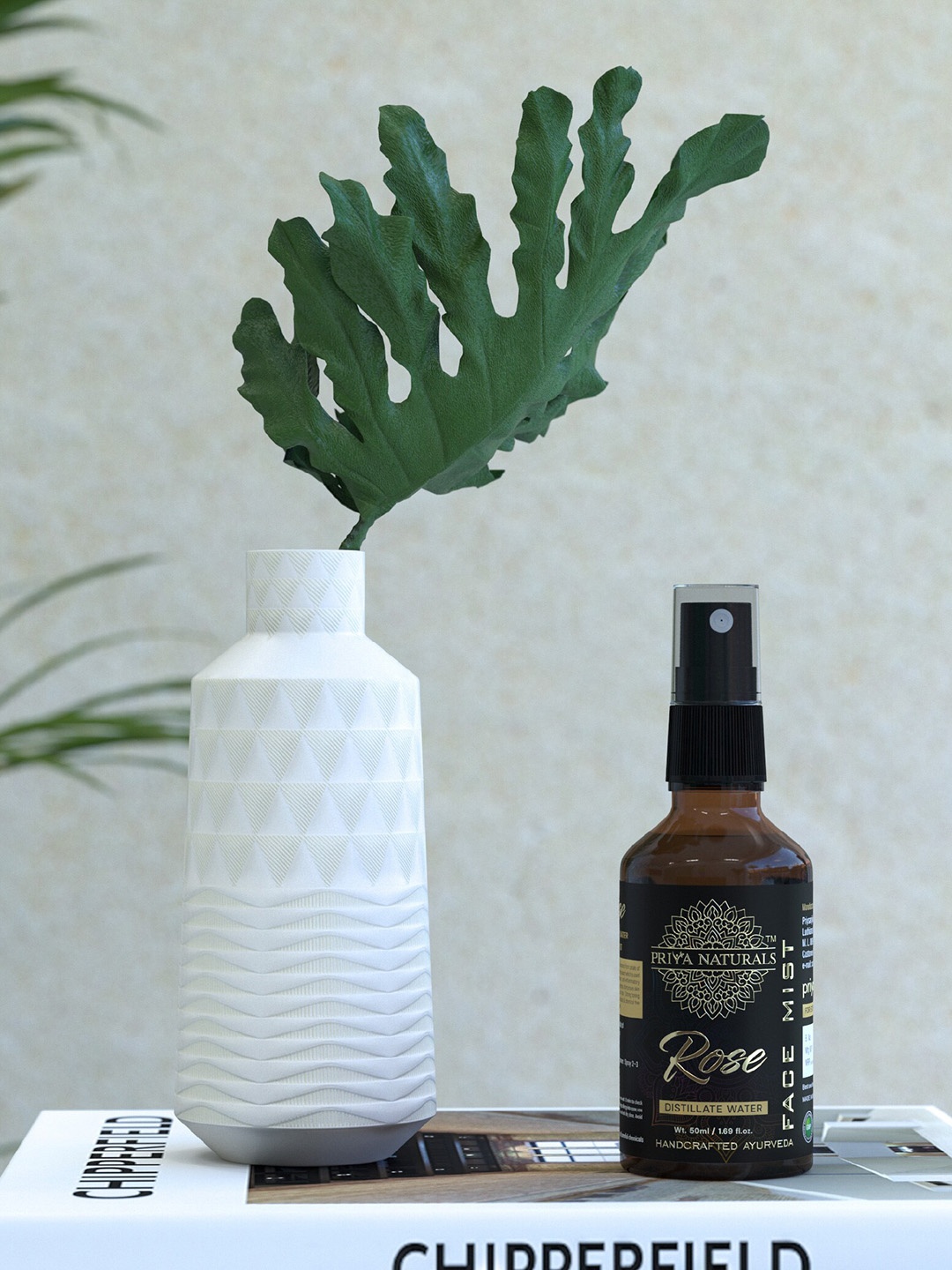 

PRIYA NATURALS Handmade Rose Distillate Water Toner 50 ml, Black