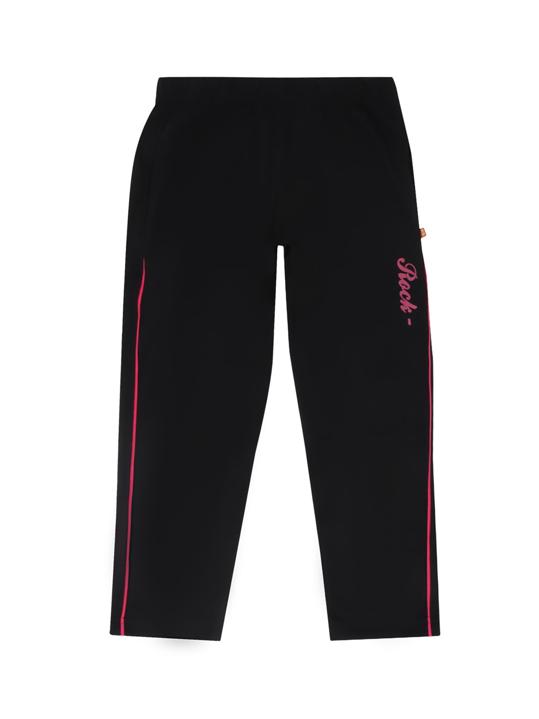 

PROTEENS Girls Black Solid Track Pants