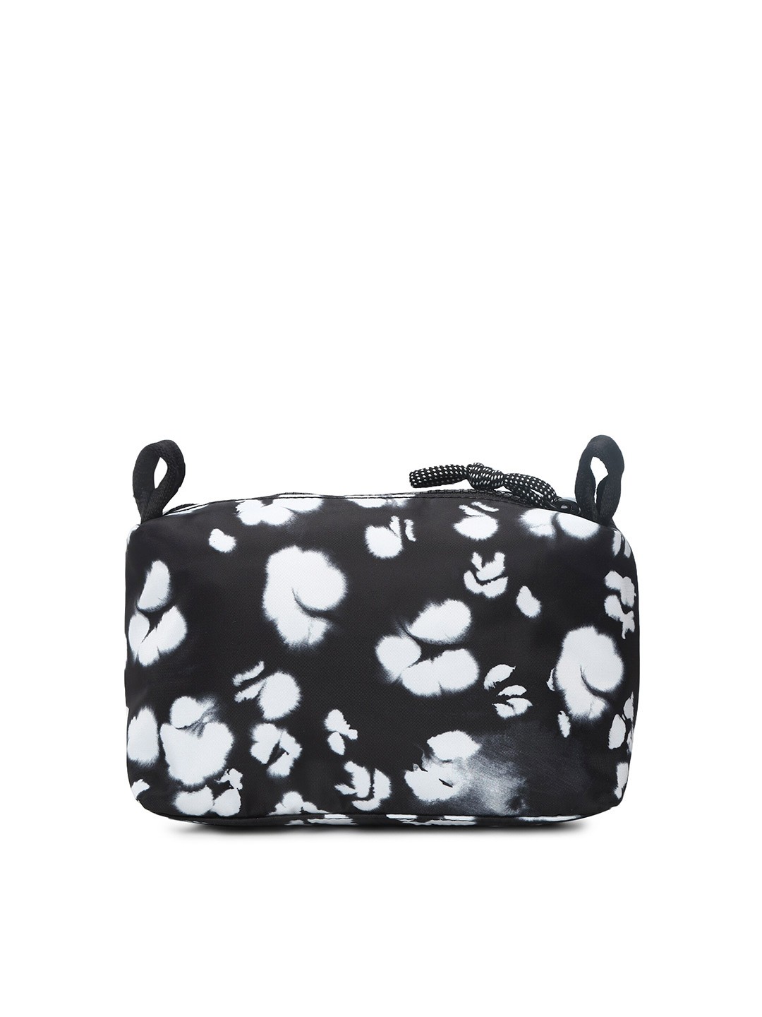 

Ted Baker Women Black Abstract Printed Cut Work Leather Zip Around Wallet