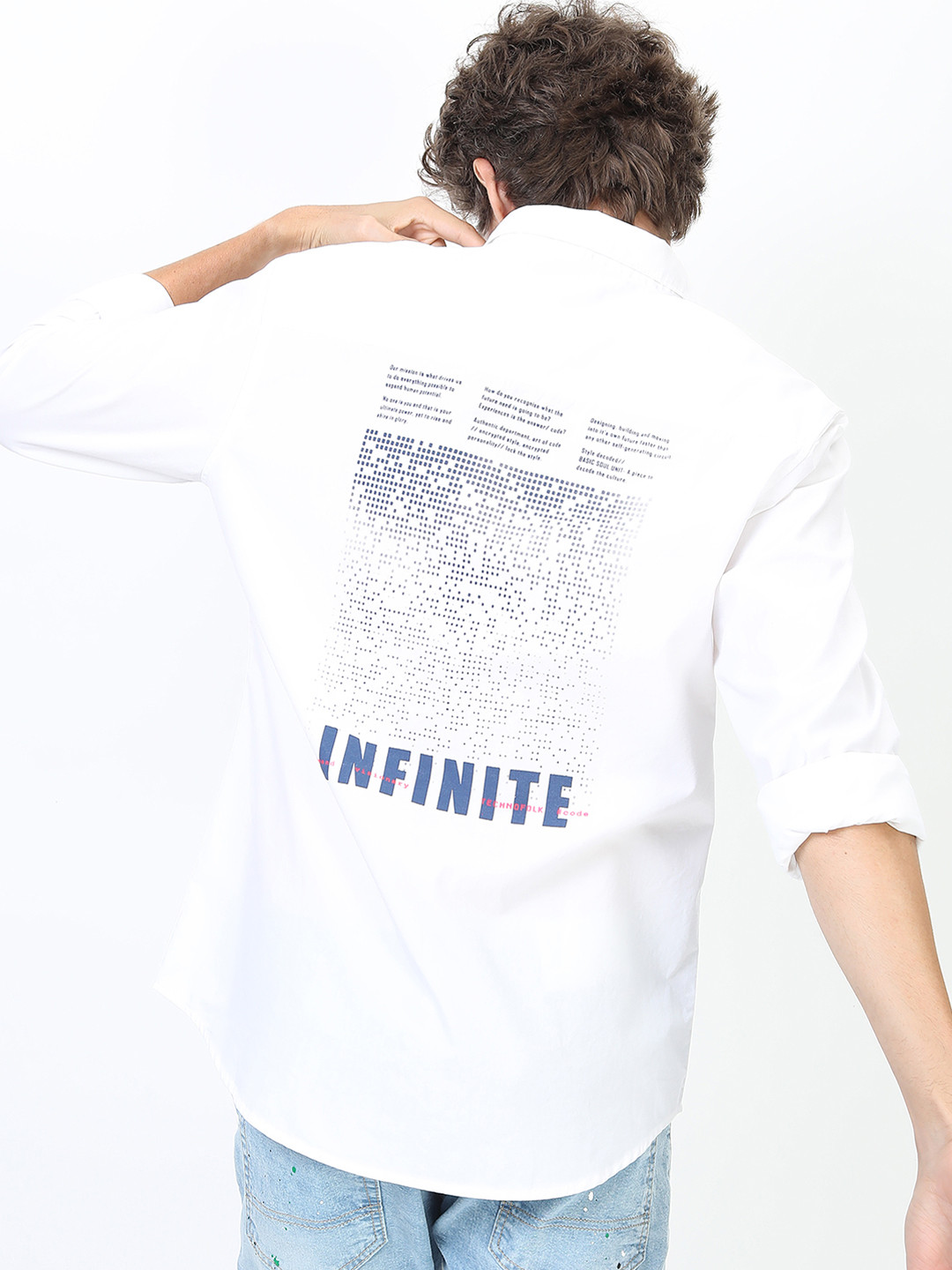 

HIGHLANDER Men White Slim Fit Tartan Checks Checked Casual Shirt