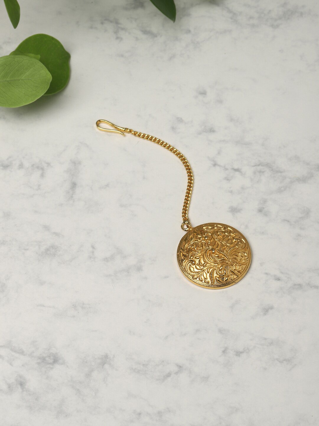 

RITU SINGH Gold-Plated Maangtikka