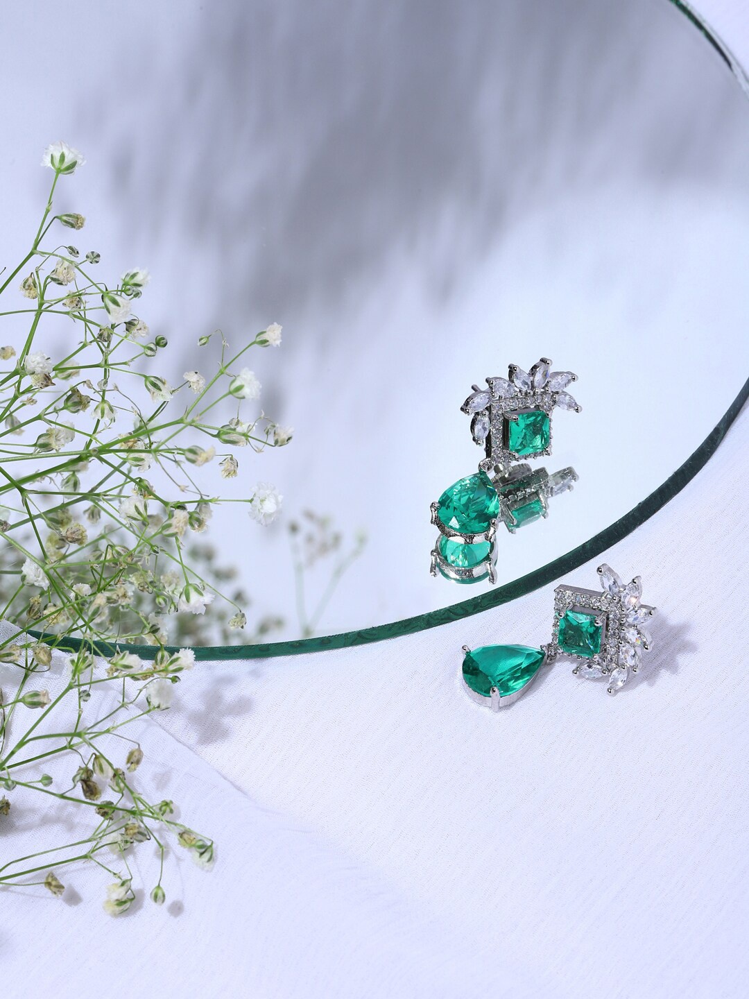 

RITU SINGH Turquoise Blue Contemporary Studs Earrings