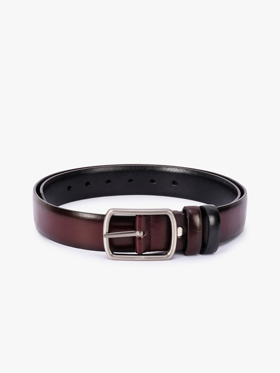 

BuckleUp Men Coffee Brown Leather Formal Belt