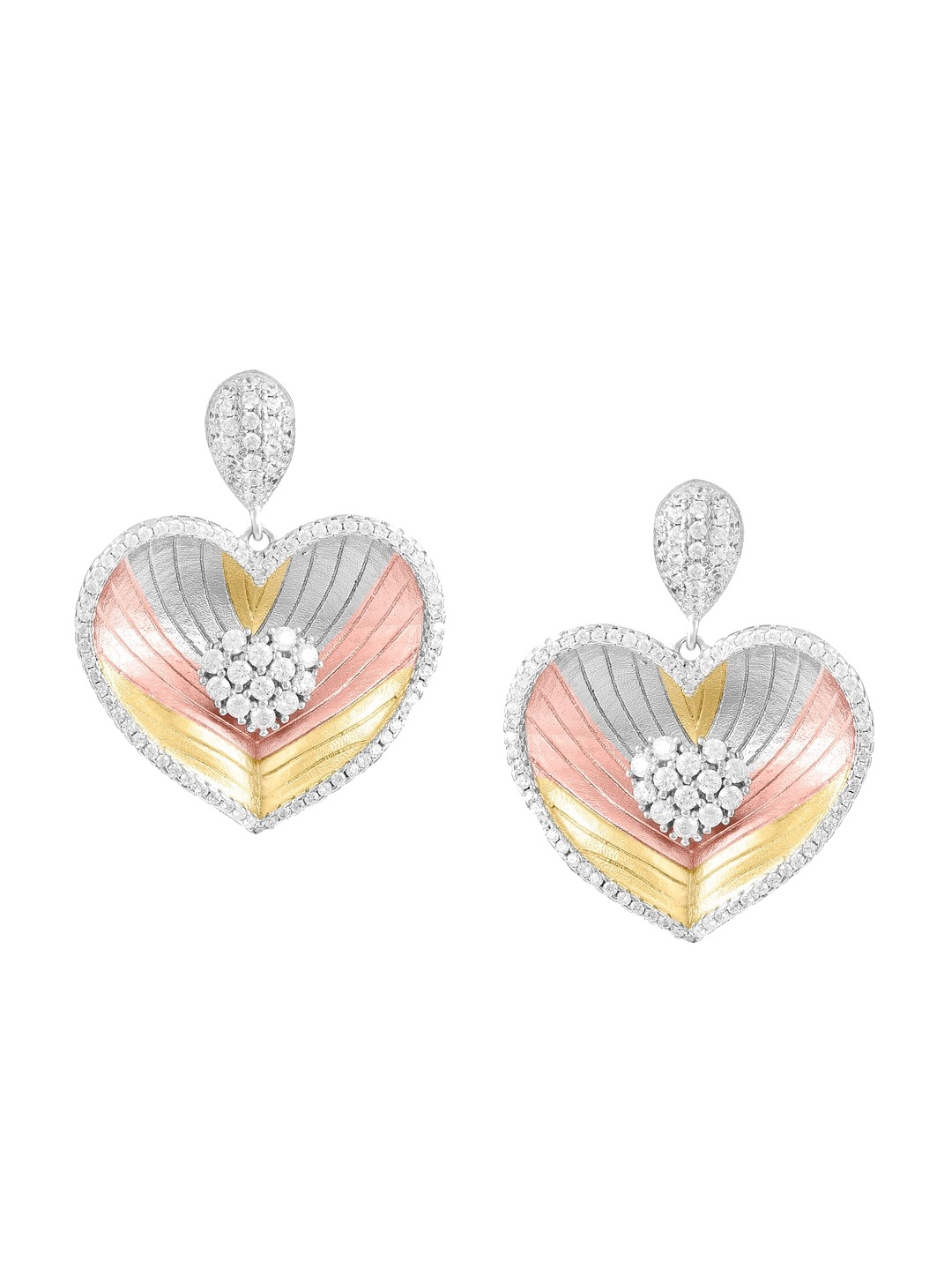 

ZILVER White Classic Studs Earrings
