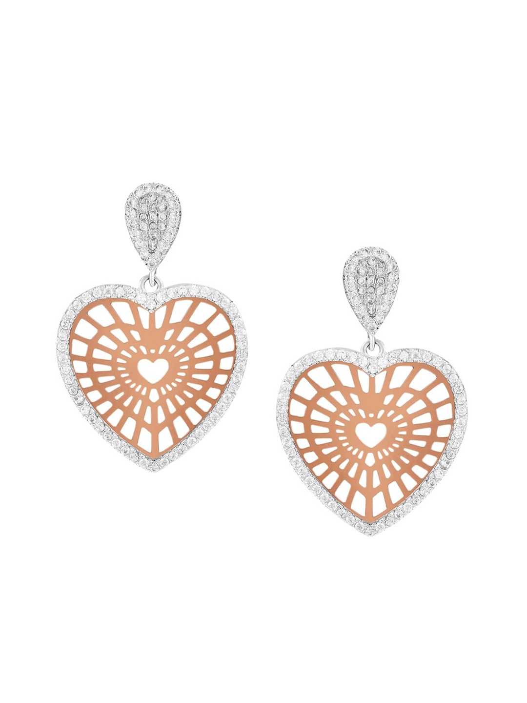 

ZILVER White Classic Drop Earrings