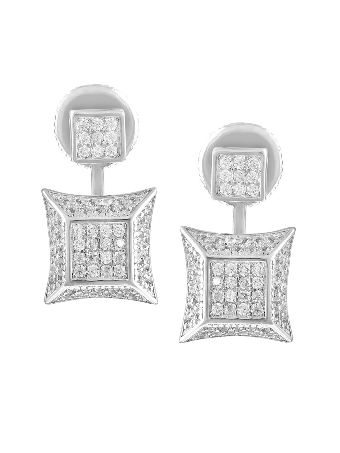 

ZILVER White Classic Drop Earrings