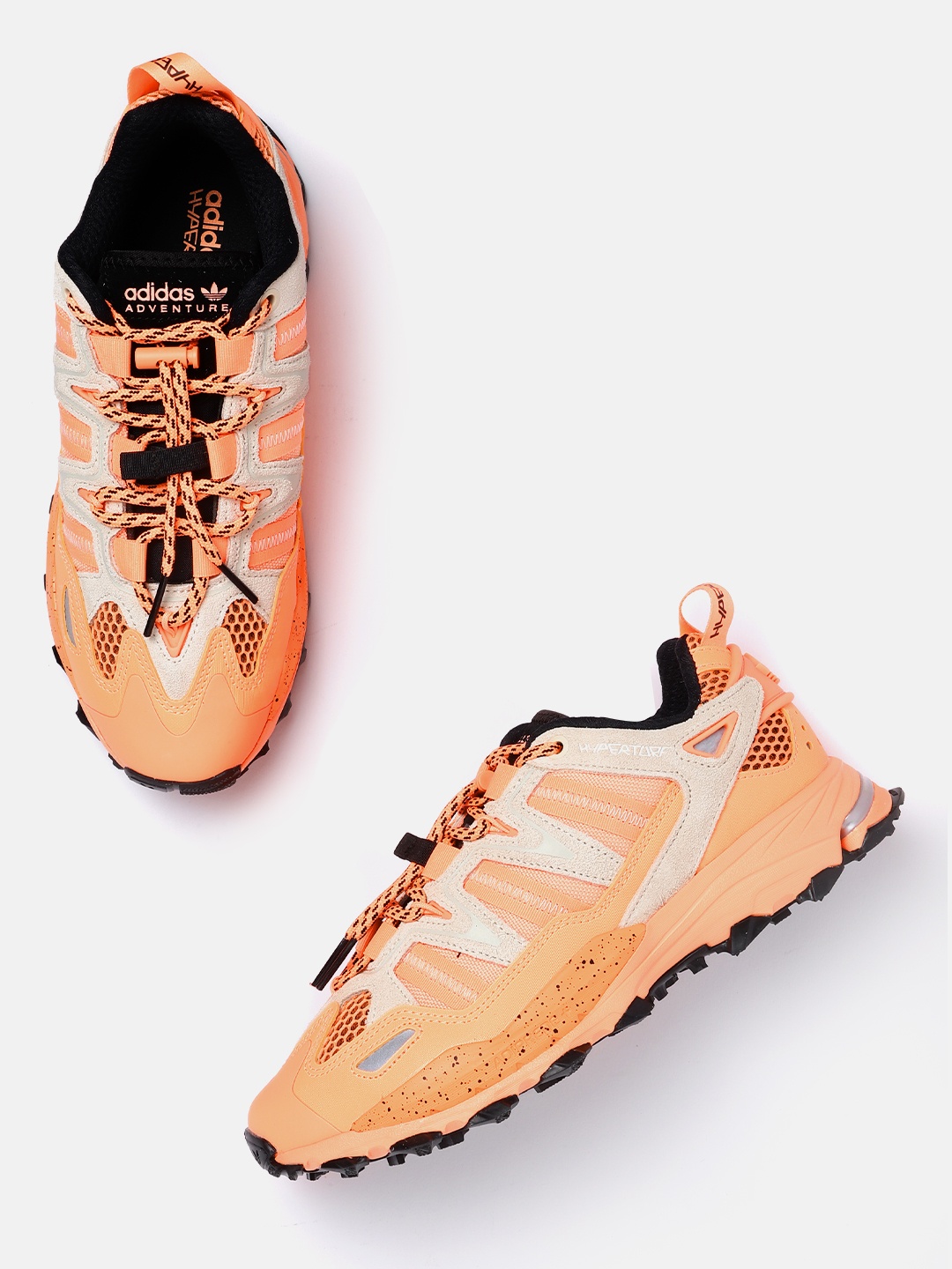 

ADIDAS Originals Men Orange & Beige Hyperturf Adventure Sneakers