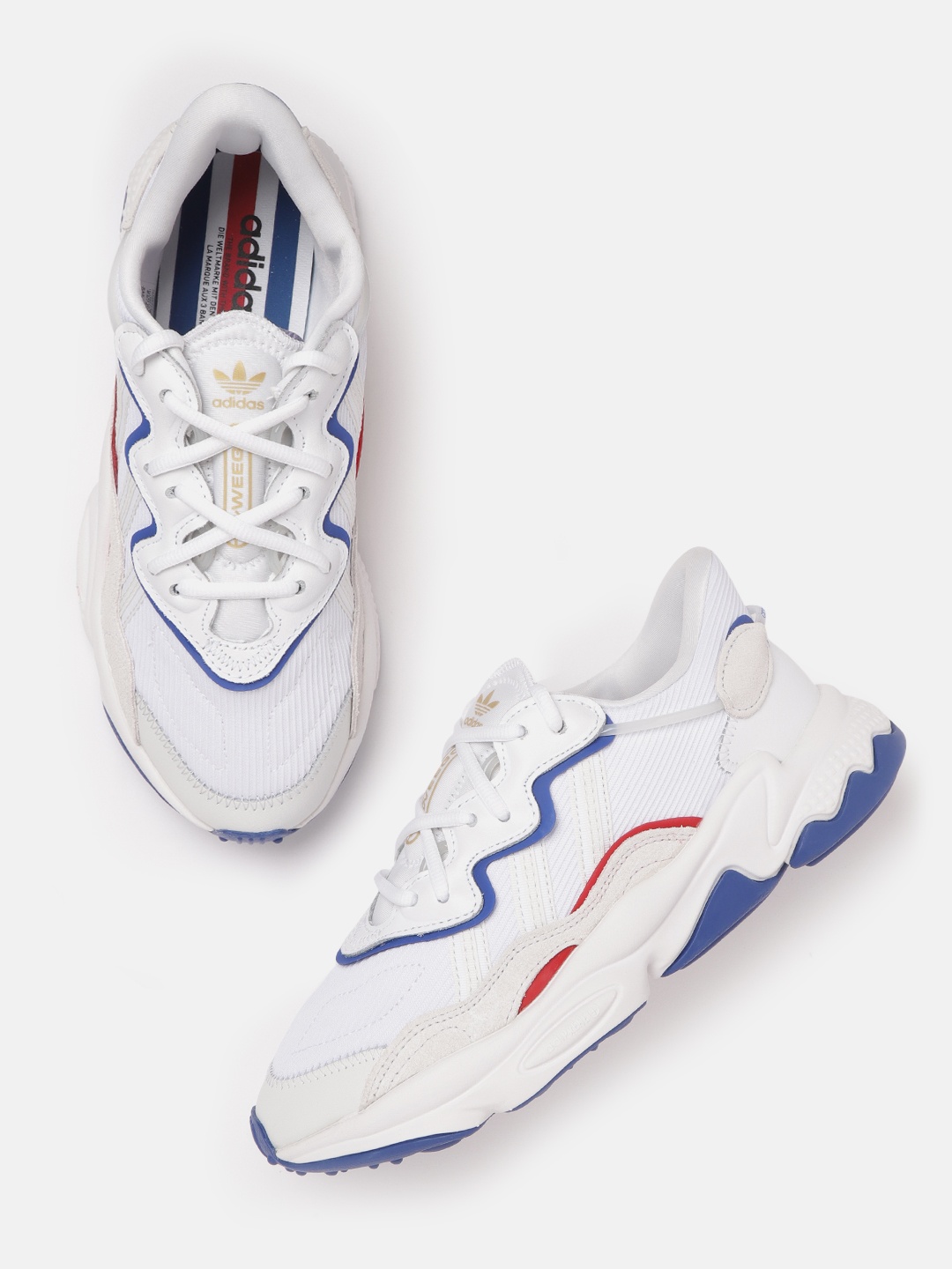 

ADIDAS Originals Men White Solid France Ozweego Sneakers
