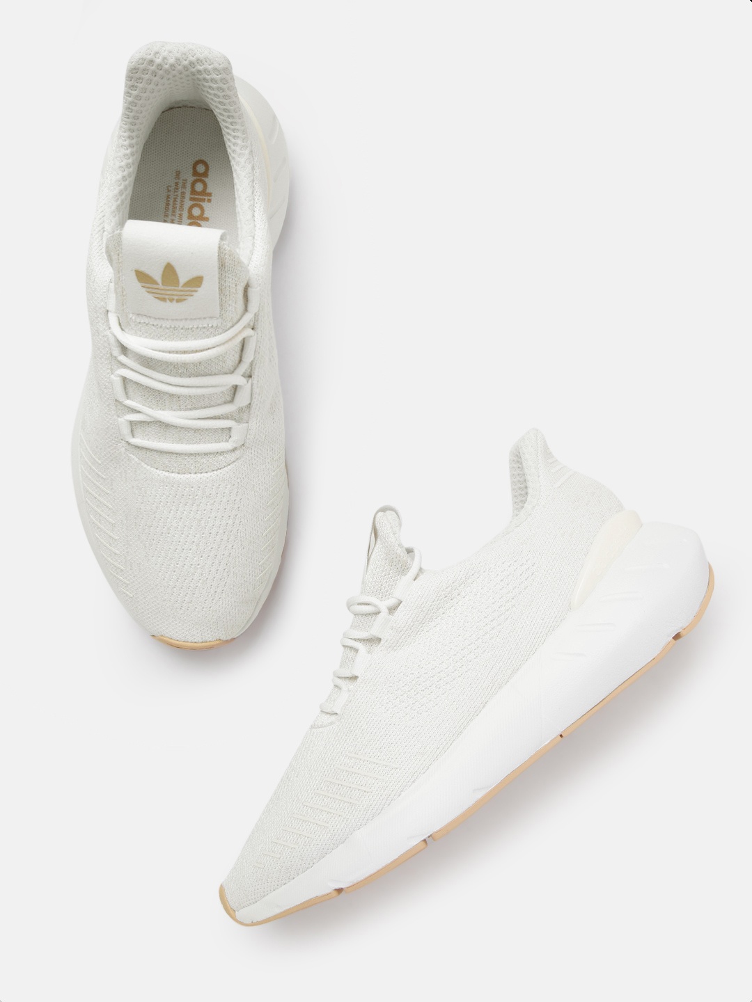 

ADIDAS Originals Men White Woven Design Swift Run 22 Decon Sneakers
