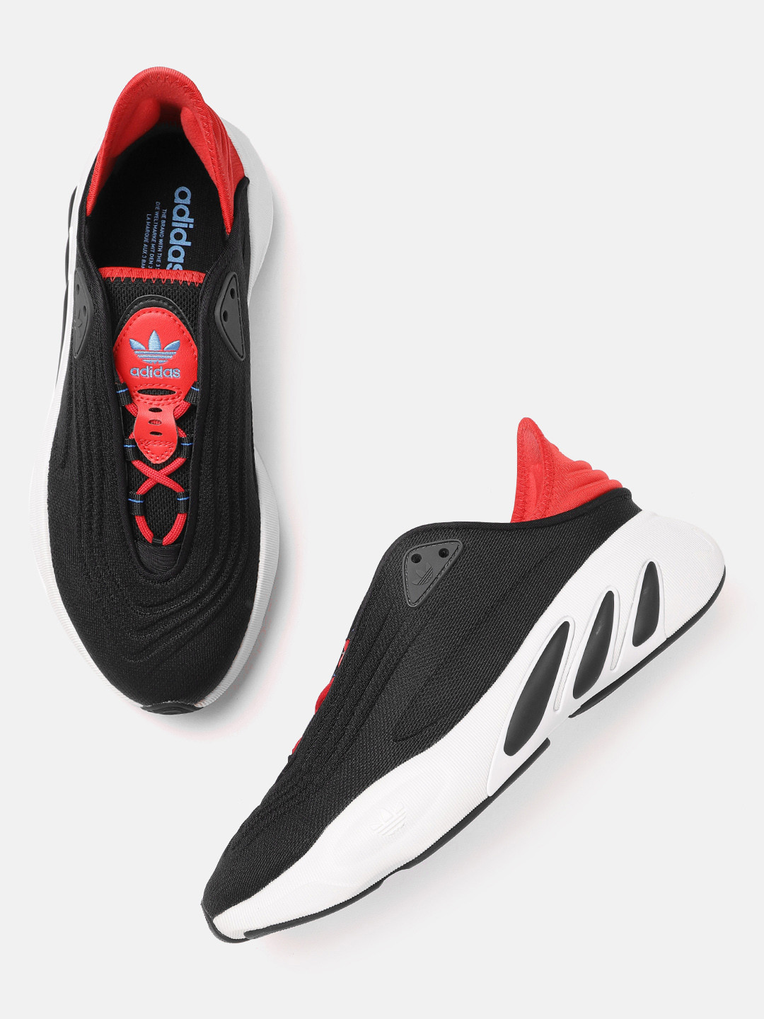 

ADIDAS Originals Men Black & Red Woven Design fomSolution Sneakers