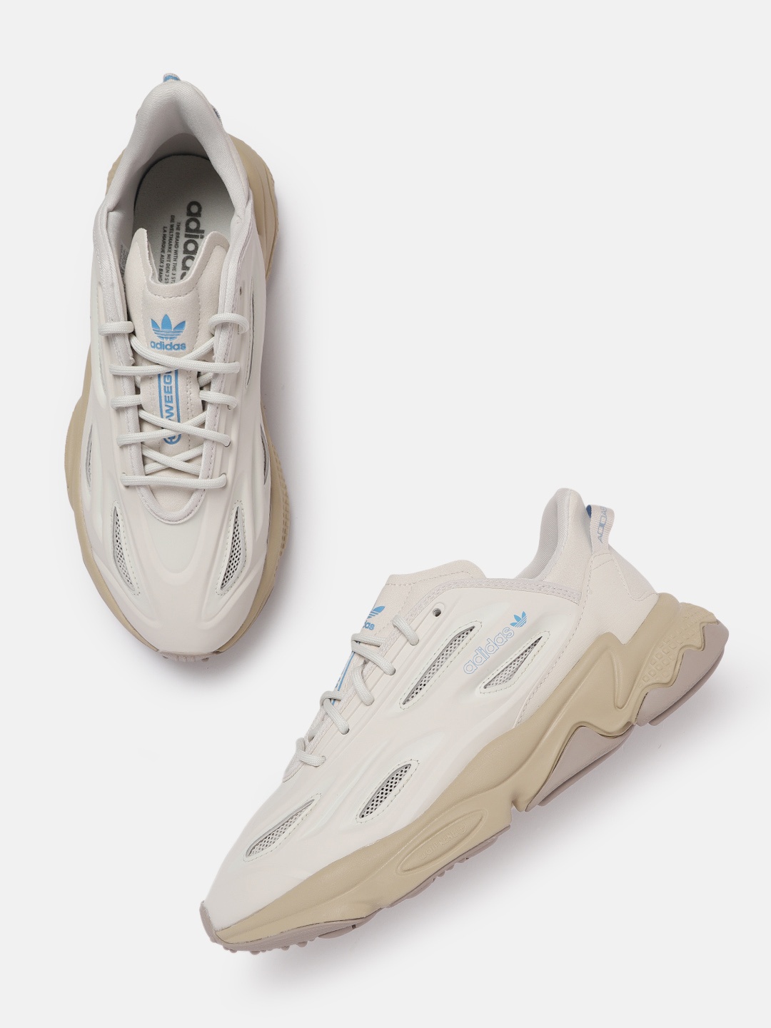 

ADIDAS Originals Men Beige Solid Ozweego Celox Sneakers