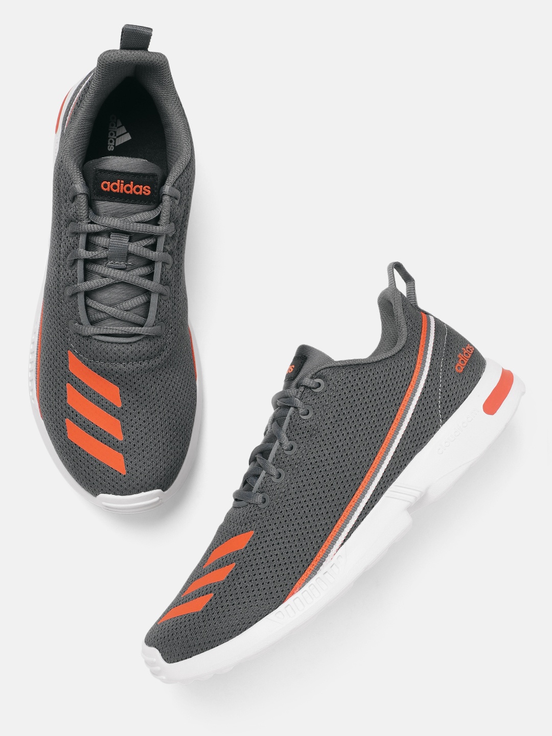 

ADIDAS Men Woven Design Wide Walk Shoes, Grey