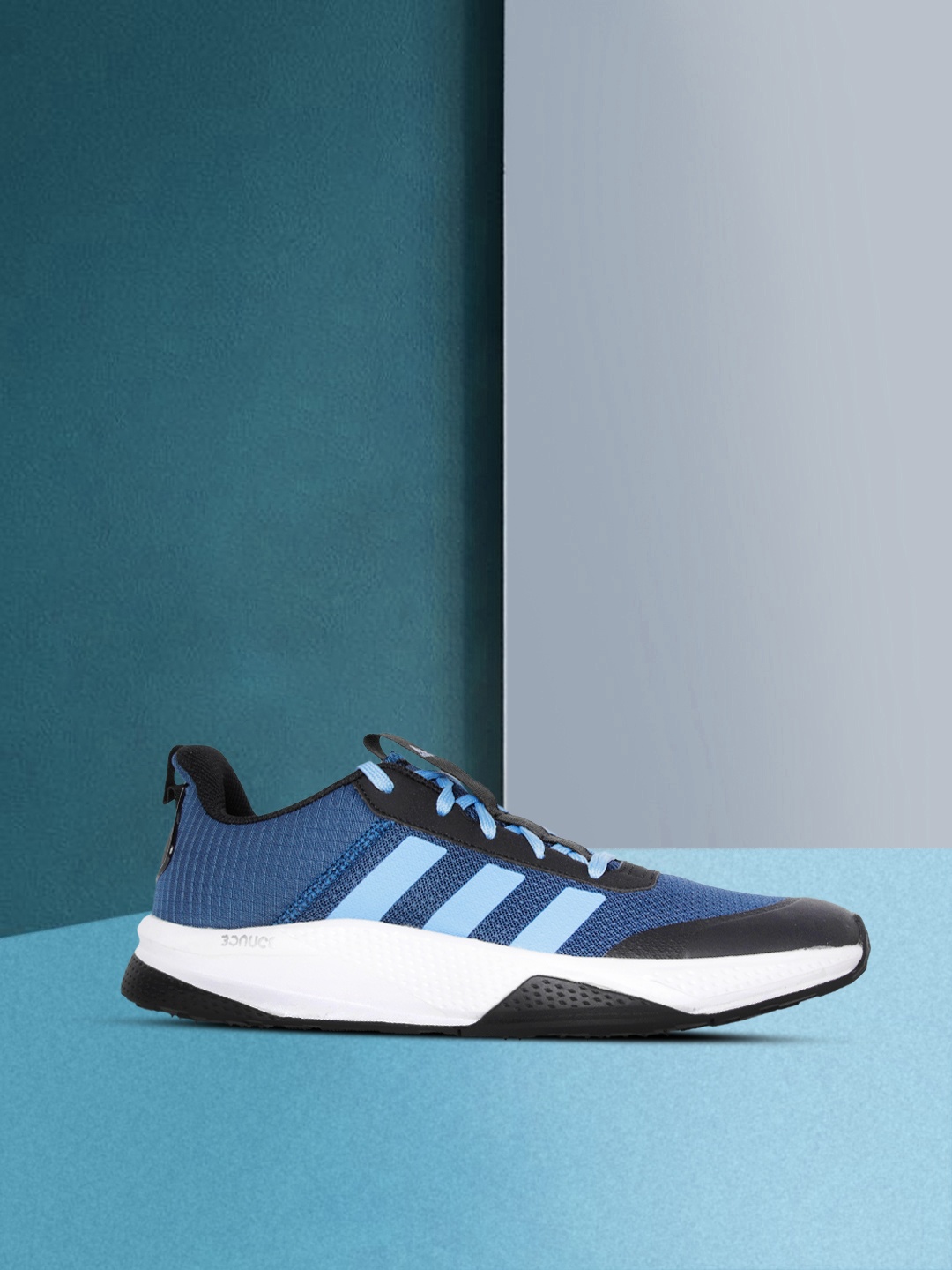 

ADIDAS Men Blue Woven Design Supa Beam Running Shoes