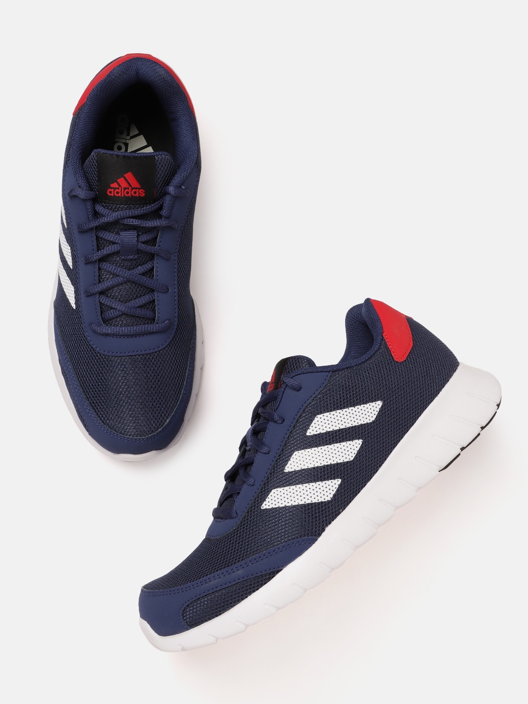 

ADIDAS Men Woven Design VultRun Running Shoes, Blue
