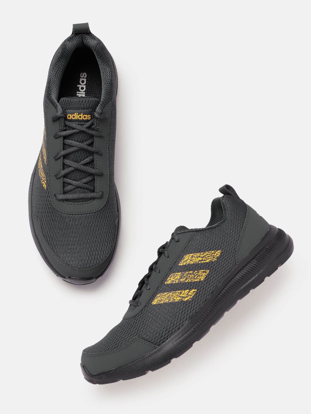 

ADIDAS Men MarlinRun Running Shoes, Charcoal