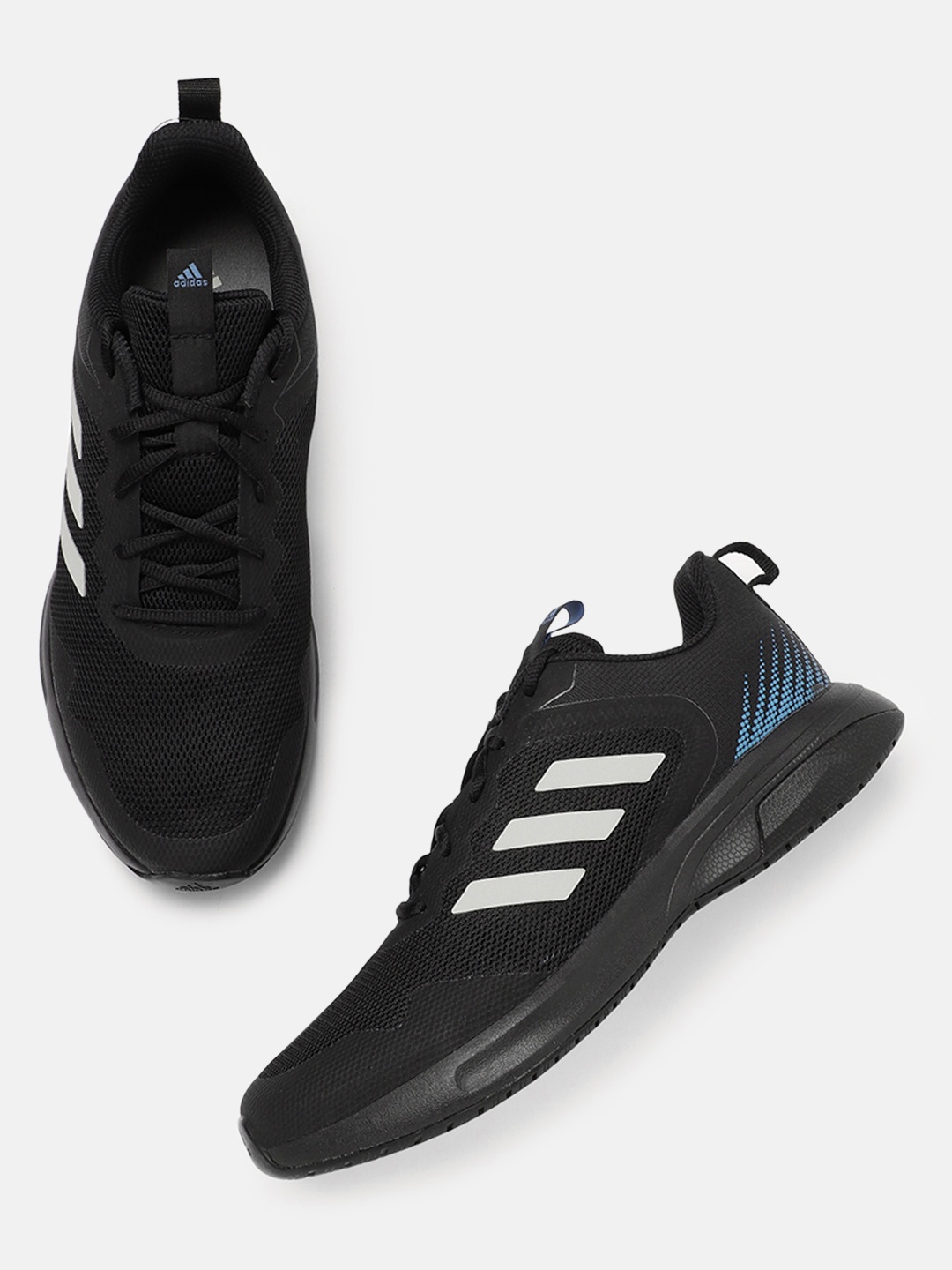 

ADIDAS Men Woven Design Vigilaar Running Shoes, Black