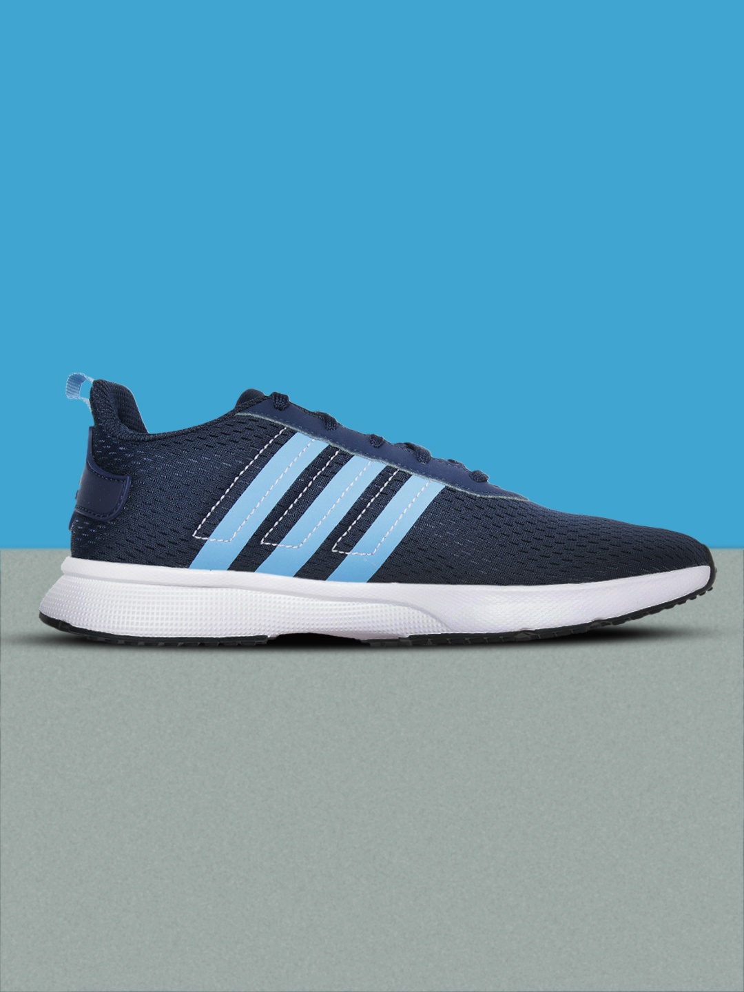 

ADIDAS Men Blue Woven Design RevelRun Running Shoes