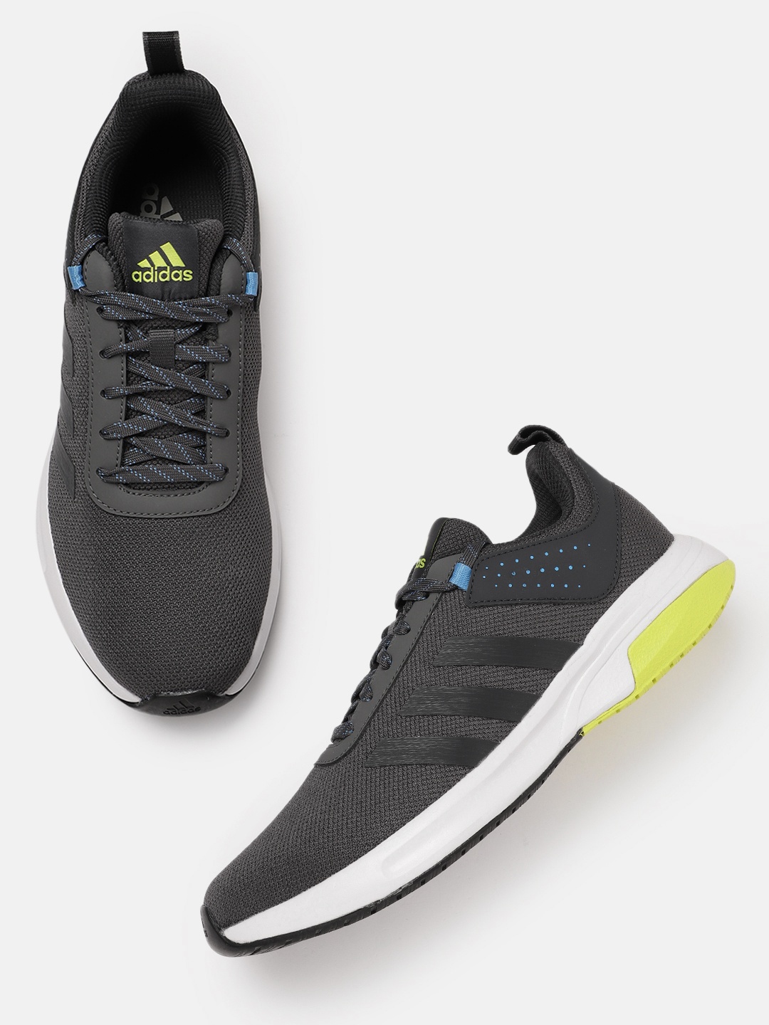 

ADIDAS Men AerialRun Running Shoes, Charcoal