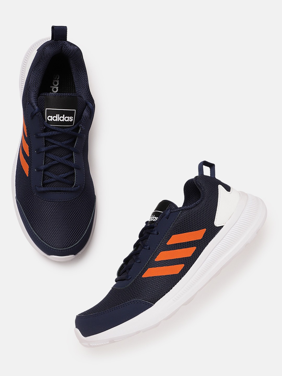 

ADIDAS Men Woven Design Vult Run Shoes, Navy blue