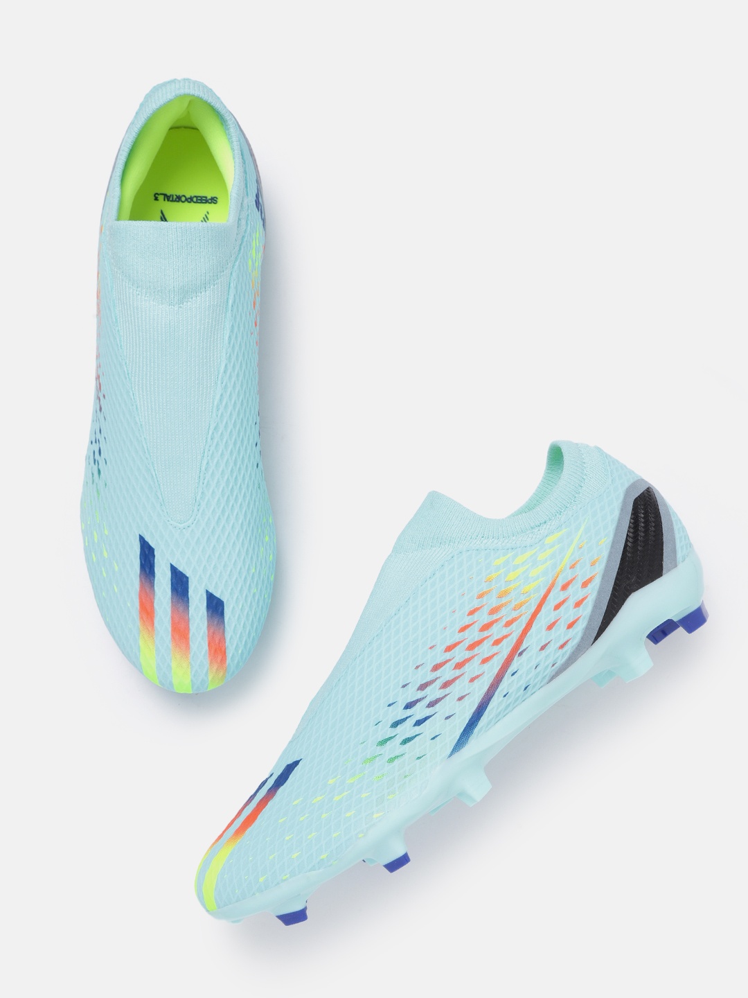 

ADIDAS Unisex Blue Textured X Speedportal.3 LL FG Football Shoes