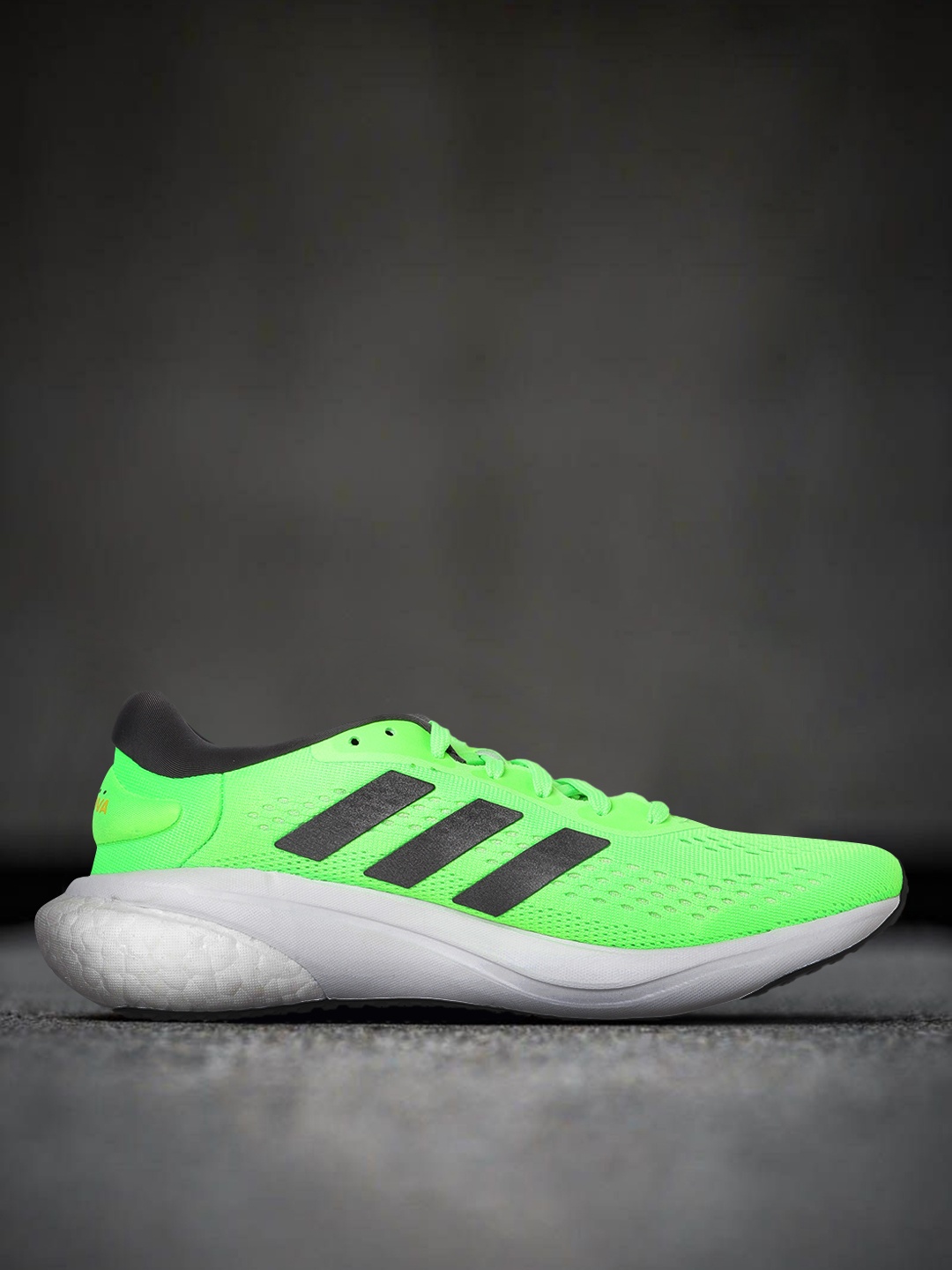 

ADIDAS Men Green & Black Woven Design Supernova Running Shoes