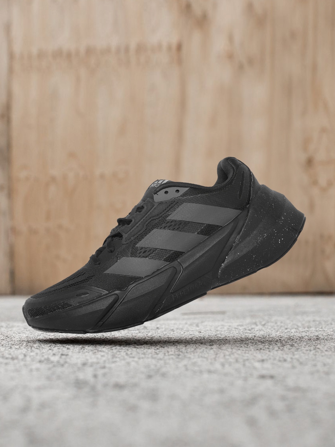 

ADIDAS Men Black Woven Design Adistar Running Shoes