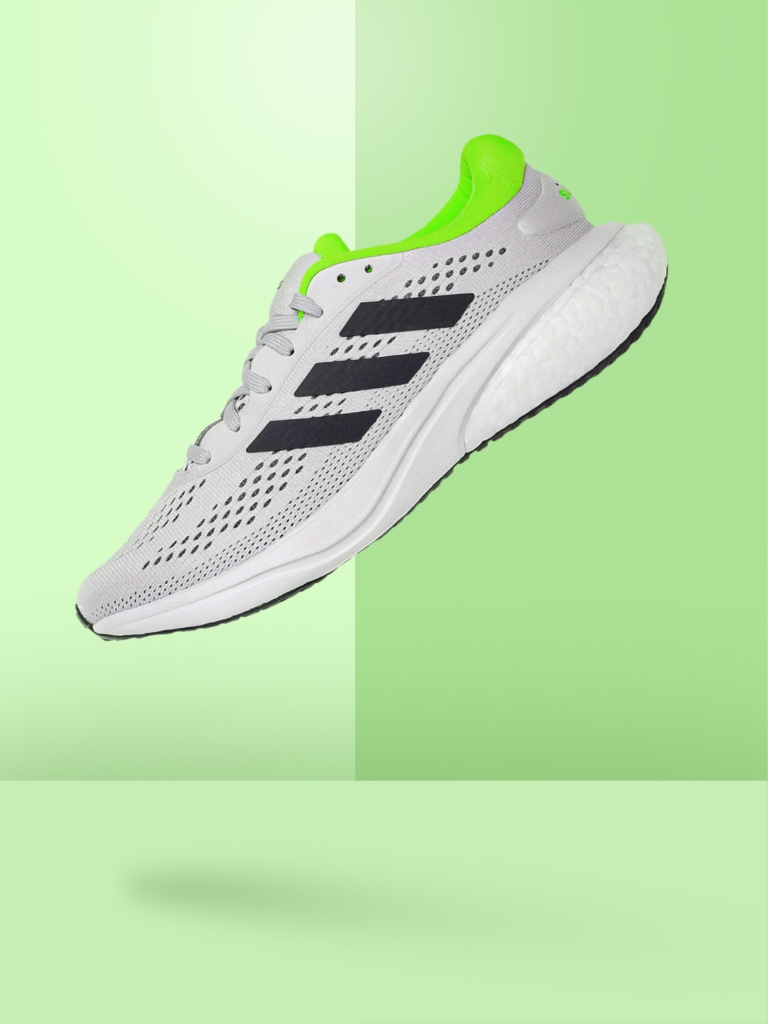 

ADIDAS Men Grey Woven Design Supernova 2 Running Shoes