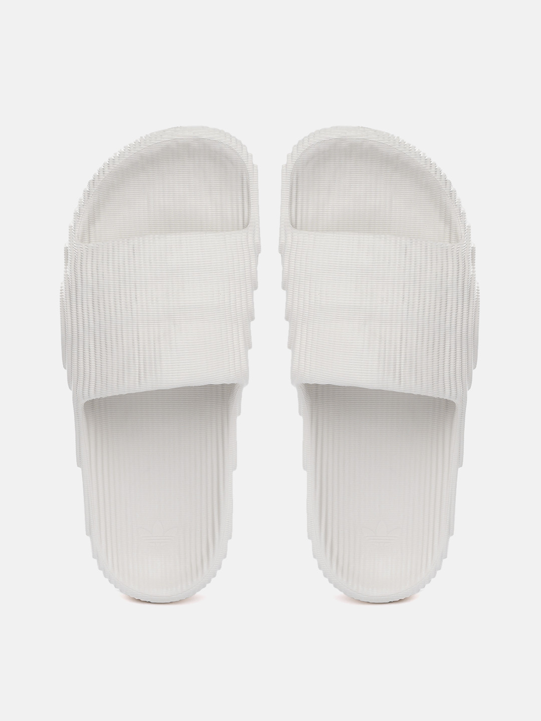 

ADIDAS Originals Men Grey Self Striped Adilette 22 Sliders