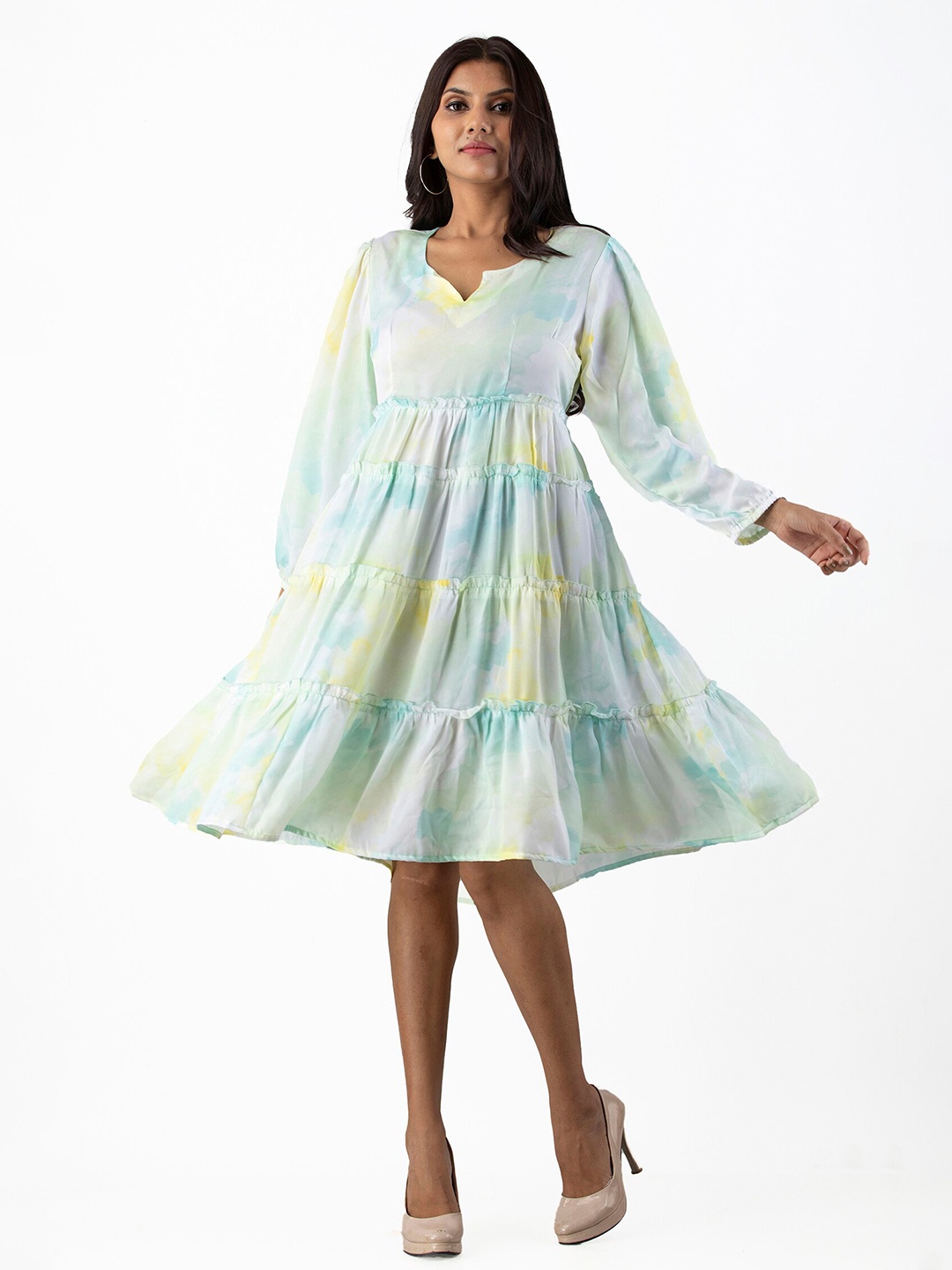 

KALINI Assorted Floral Satin Dress