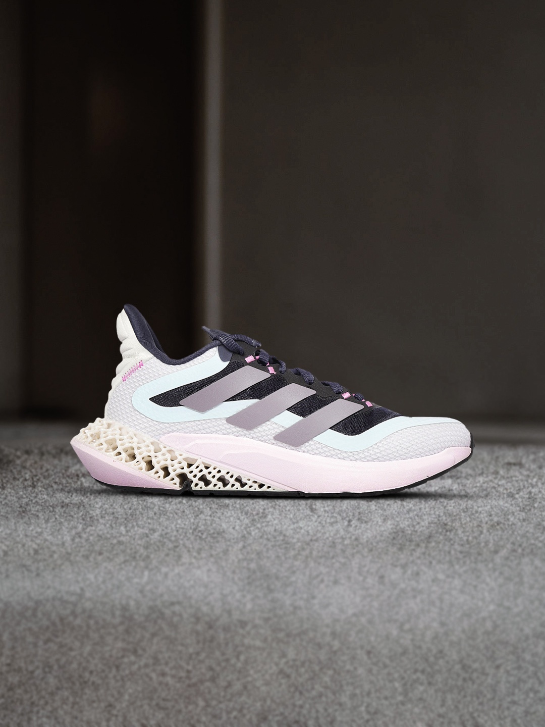 

ADIDAS Women Black Blue & White Colourblocked 4DFWD Pulse Textile Running Shoes